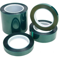 3M - 72 Yd x 2-1/2" Green Polyester Film Tape - Industrial Tool & Supply