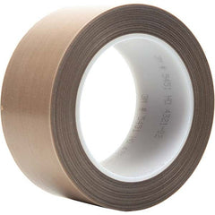 3M - 36 Yd x 4-1/2" Brown PTFE Film Tape - Industrial Tool & Supply