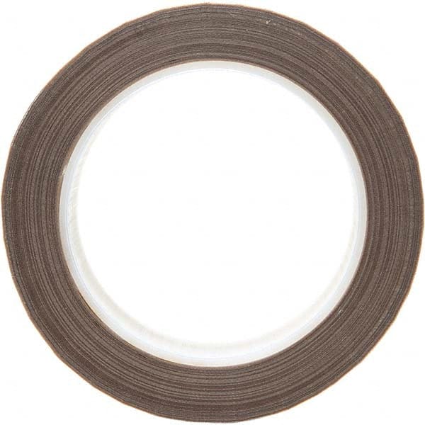 3M - 36 Yd x 1" Brown PTFE Film Tape - Industrial Tool & Supply