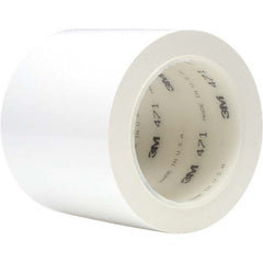 3M - 36 Yd x 48" White Vinyl Film Tape - Industrial Tool & Supply