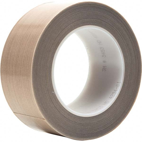 3M - 36 Yd x 36" Brown PTFE Film Tape - Industrial Tool & Supply