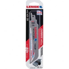 Lenox - Reciprocating Saw Blades Blade Material: Carbide Blade Length (Inch): 6 - Industrial Tool & Supply