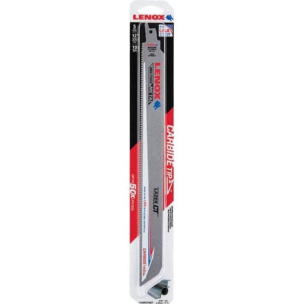 Lenox - Reciprocating Saw Blades Blade Material: Carbide Blade Length (Inch): 12 - Industrial Tool & Supply