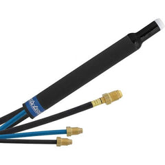 PRO-SOURCE - 500 Amp 12-1/2' Rubber Outfit 18P Water Cooled TIG Welding Torch Kit - Industrial Tool & Supply