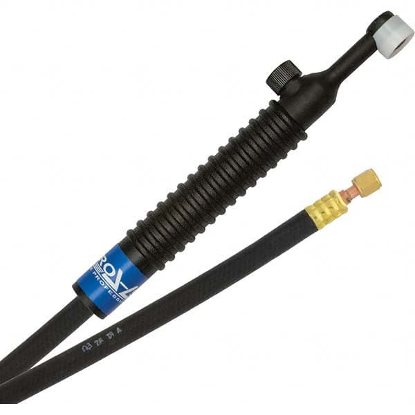 PRO-SOURCE - 80 Amp 25' Rubber Outfit 24VN Air Cooled TIG Welding Torch Kit - Industrial Tool & Supply