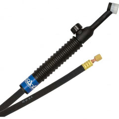 PRO-SOURCE - 80 Amp 12-1/2' Rubber Outfit 24V Air Cooled TIG Welding Torch Kit - Industrial Tool & Supply