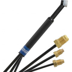 PRO-SOURCE - 180 Amp 25' Rubber Outfit 24W Water Cooled TIG Welding Torch Kit - Industrial Tool & Supply
