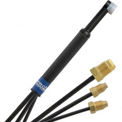 PRO-SOURCE - 180 Amp 12-1/2' Rubber Outfit 24WN Water Cooled TIG Welding Torch Kit - Industrial Tool & Supply