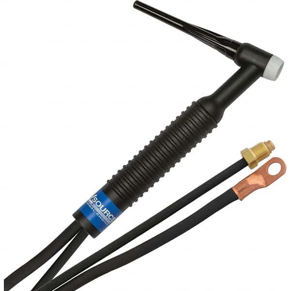 PRO-SOURCE - 200 Amp 25' Rubber Outfit 26 Air Cooled TIG Welding Torch Kit - Industrial Tool & Supply