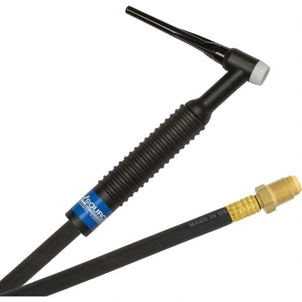 PRO-SOURCE - 200 Amp 25' Rubber Outfit 26F Air Cooled TIG Welding Torch Kit - Industrial Tool & Supply
