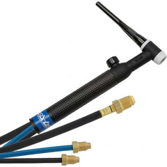 PRO-SOURCE - 350 Amp 25' Rubber Outfit 18V Water Cooled TIG Welding Torch Kit - Industrial Tool & Supply