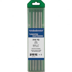 PRO-SOURCE - Tungsten Electrodes Type: Pure Diameter (Inch): 3/16 - Industrial Tool & Supply