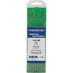 PRO-SOURCE - Tungsten Electrodes Type: Pure Diameter (Inch): 1/16 - Industrial Tool & Supply
