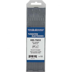 PRO-SOURCE - Tungsten Electrodes Type: 2% Ceriated Diameter (Inch): 0.020 - Industrial Tool & Supply