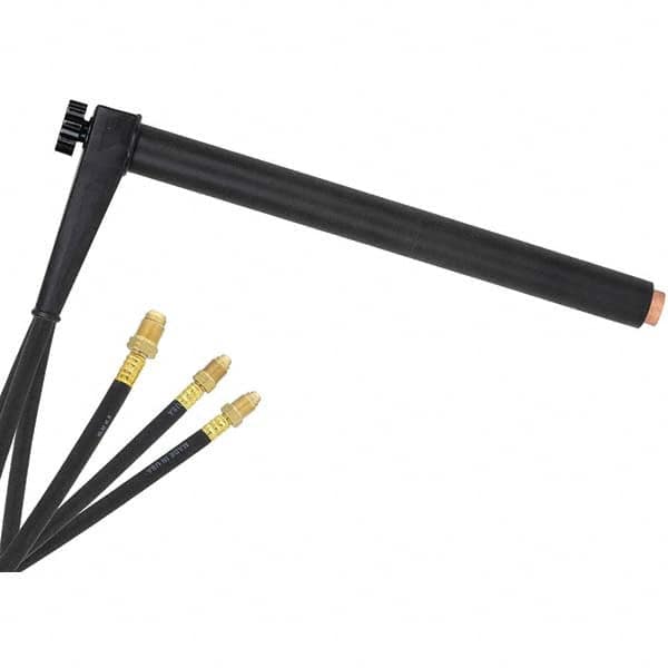 PRO-SOURCE - 500 Amp 12-1/2' Rubber Outfit 27B Water Cooled TIG Welding Torch Kit - Industrial Tool & Supply