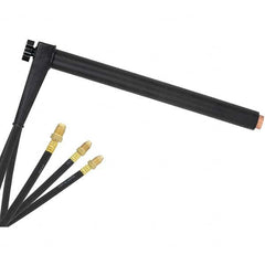 PRO-SOURCE - 500 Amp 12-1/2' Rubber Outfit 27B Water Cooled TIG Welding Torch Kit - Industrial Tool & Supply