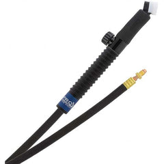 PRO-SOURCE - 80 Amp 12-1/2' Rubber Outfit 24FVMT Air Cooled TIG Welding Torch Kit - Industrial Tool & Supply