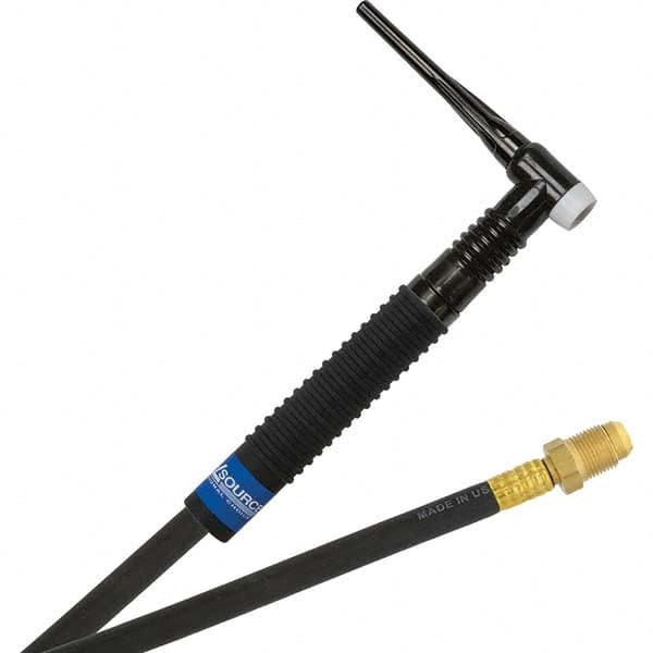 PRO-SOURCE - 200 Amp 25' Rubber Outfit 26FMT Air Cooled TIG Welding Torch Kit - Industrial Tool & Supply