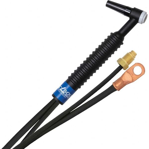 PRO-SOURCE - 125 Amp 25' Rubber Outfit 9 Air Cooled TIG Welding Torch Kit - Industrial Tool & Supply