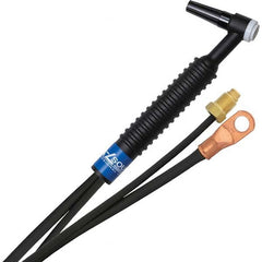 PRO-SOURCE - 125 Amp 12-1/2' Rubber Outfit 9 Air Cooled TIG Welding Torch Kit - Industrial Tool & Supply