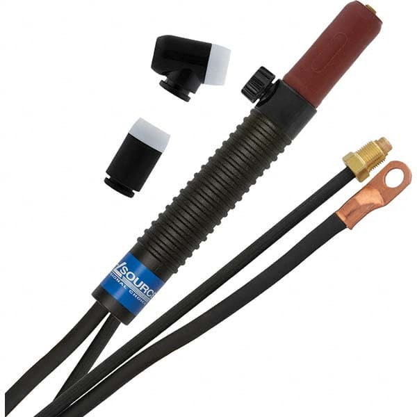 PRO-SOURCE - 200 Amp 12-1/2' Rubber Outfit 200M Air Cooled TIG Welding Torch Kit - Industrial Tool & Supply