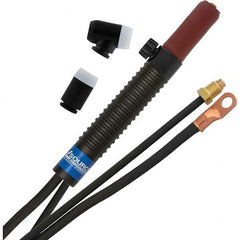 PRO-SOURCE - 200 Amp 12-1/2' Rubber Outfit 200M Air Cooled TIG Welding Torch Kit - Industrial Tool & Supply