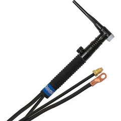 PRO-SOURCE - 200 Amp 25' Rubber Outfit 26FVMT Air Cooled TIG Welding Torch Kit - Industrial Tool & Supply