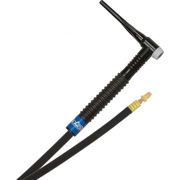 PRO-SOURCE - 150 Amp 25' Rubber Outfit 17FMT Air Cooled TIG Welding Torch Kit - Industrial Tool & Supply
