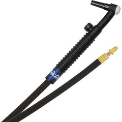 PRO-SOURCE - 125 Amp 25' Rubber Outfit 9FV Air Cooled TIG Welding Torch Kit - Industrial Tool & Supply