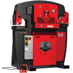 Edwards Manufacturing - Ironworkers Throat Depth (Inch): 11 Punching Pressure (Ton): 100 - Industrial Tool & Supply