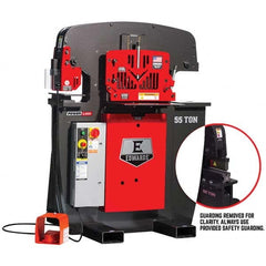 Edwards Manufacturing - Ironworkers Throat Depth (Inch): 1-1/4 Punching Pressure (Ton): 55 - Industrial Tool & Supply