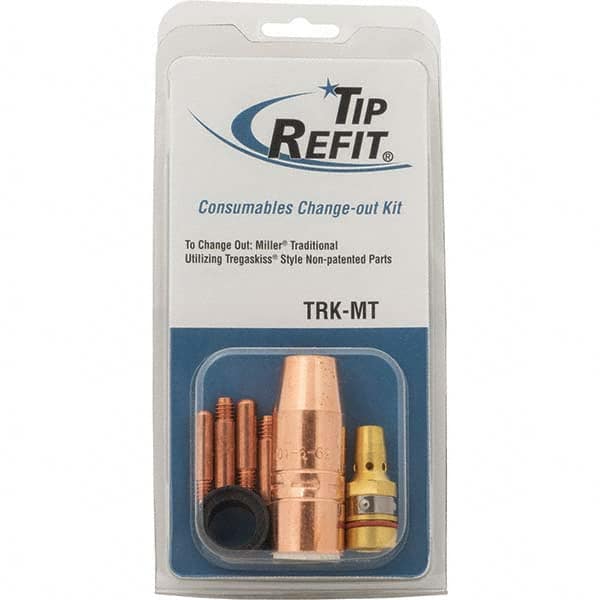 PRO-SOURCE - 0.035" to 4/89" Wire OD, MIG Welder Diffuser Kit - Industrial Tool & Supply