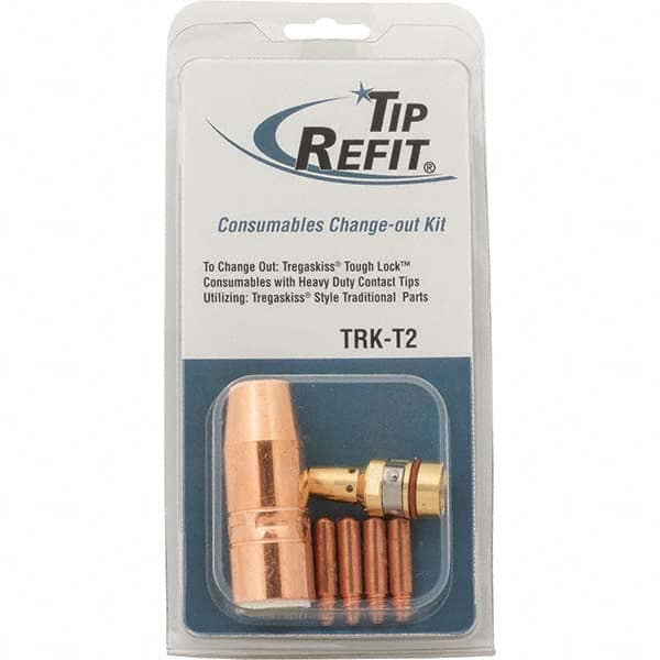 PRO-SOURCE - 0.035" to 4/89" Wire OD, MIG Welder Diffuser Kit - Industrial Tool & Supply