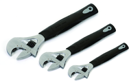 3 Piece Ratcheting Adjustable Wrench Set - Industrial Tool & Supply