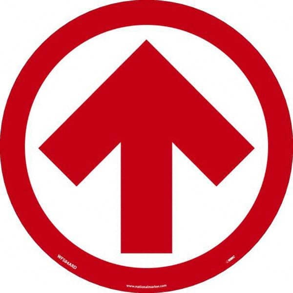 NMC - "Blank" Adhesive-Backed Floor Sign - Industrial Tool & Supply