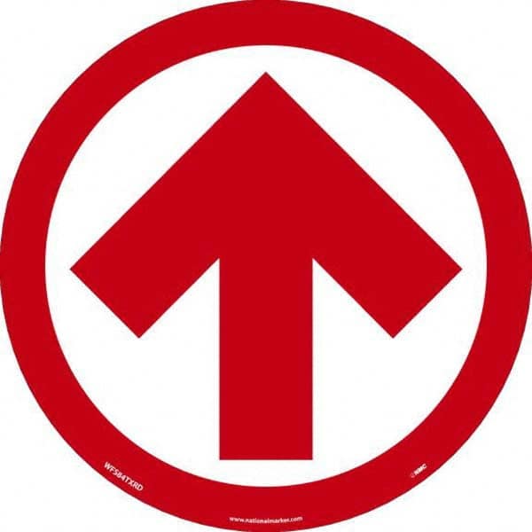 NMC - "Blank" Adhesive-Backed Floor Sign - Industrial Tool & Supply