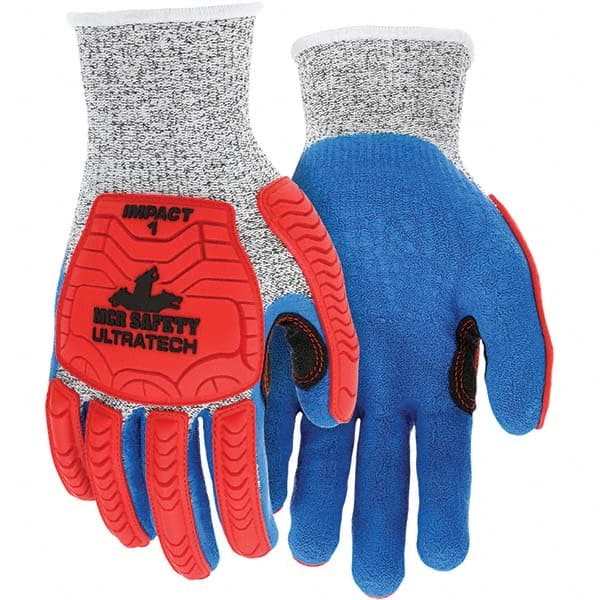 MCR Safety - Size 2XL, ANSI Cut Lvl A4, Puncture Lvl 5, Abrasion Lvl 4, Latex Coated Cut & Puncture Resistant Gloves - Industrial Tool & Supply