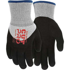 MCR Safety - Size M, ANSI Cut Lvl A5, Puncture Lvl 3, Abrasion Lvl 4, Foam Nitrile Coated Cut & Puncture Resistant Gloves - Industrial Tool & Supply