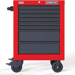 Proto - Tool Roller Cabinets Drawers Range: 5 - 10 Drawers Width Range: 24" - 29.9" - Industrial Tool & Supply
