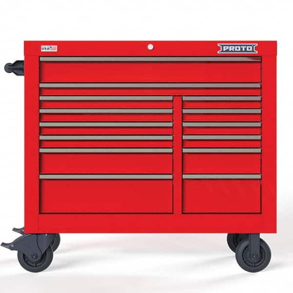 Proto - Tool Roller Cabinets Drawers Range: 11 - 15 Drawers Width Range: 36" - 47.9" - Industrial Tool & Supply