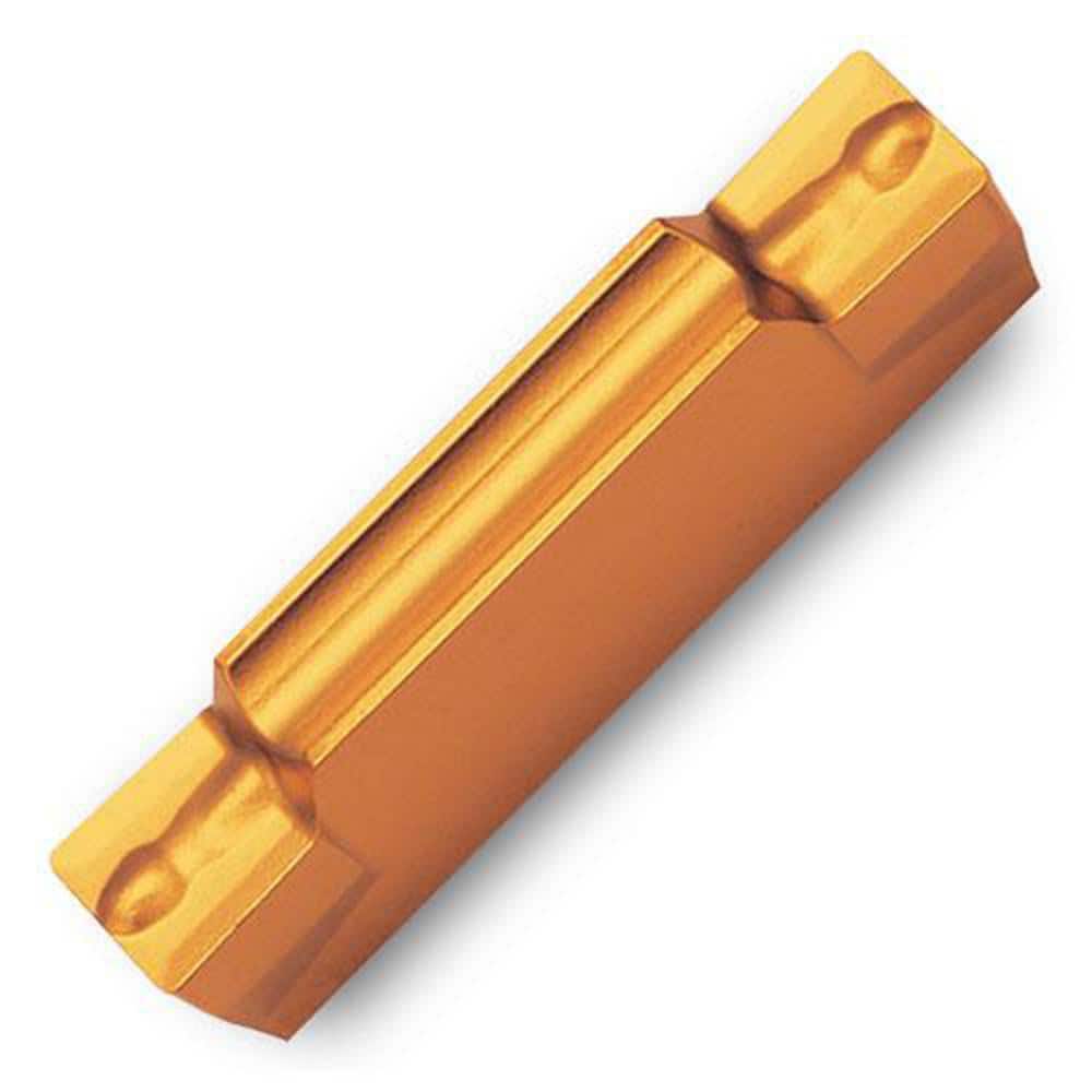 Grooving Insert: TDXTT TT5100, Solid Carbide TiN, TiCN, Al2O3 & TiN Finish, Neutral, 0.315″ Cutting Width, Series TDXT-E