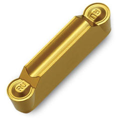 Grooving Insert: TDTRU K10, Solid Carbide Uncoated, Neutral, 0.079″ Cutting Width, Series TDT-RU (Full Radius)