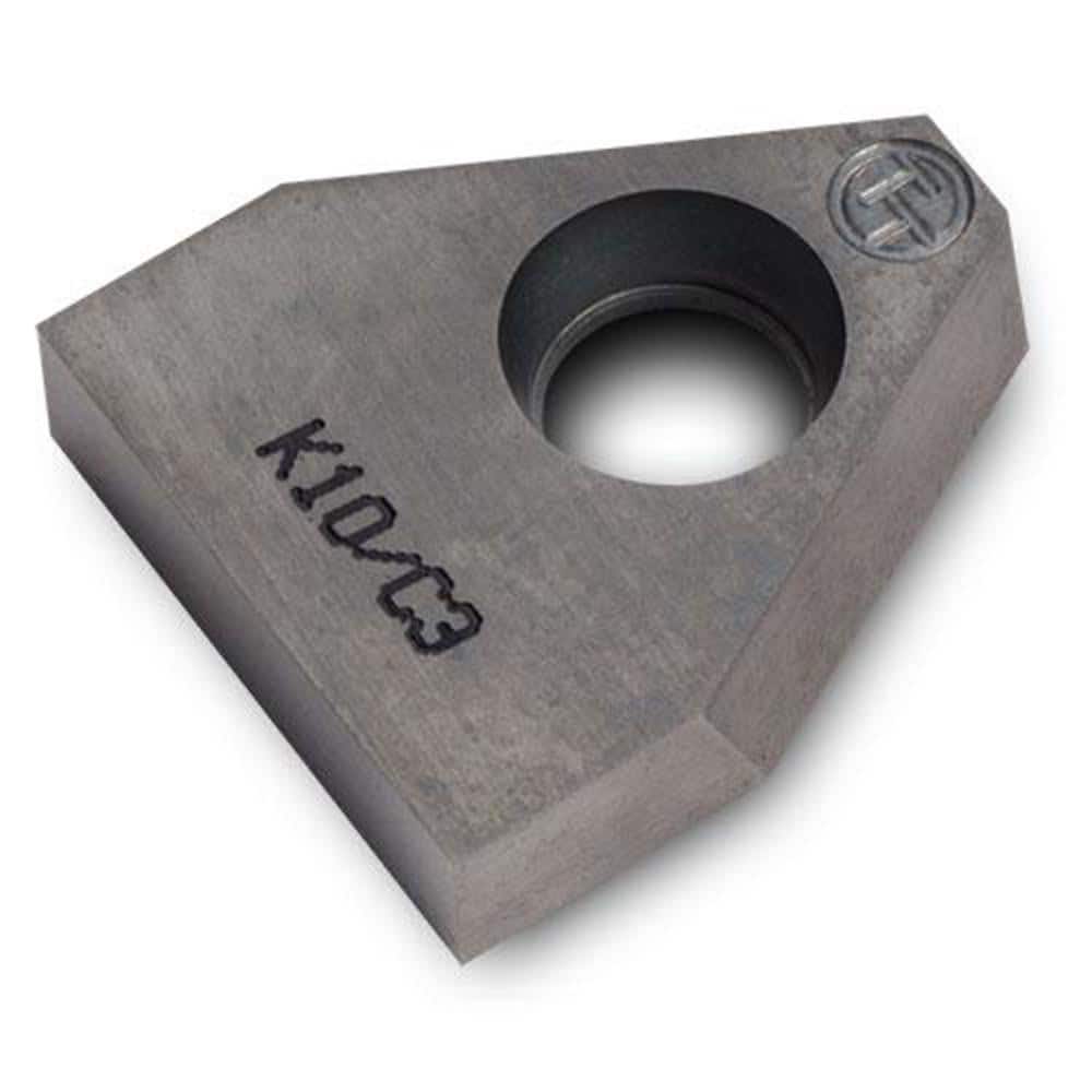 Grooving Insert: TGUX K10, Solid Carbide Uncoated, Neutral, 0.795″ Cutting Width, Series TGUX
