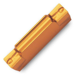 Grooving Insert: TDTT TT9080, Solid Carbide TiAlN & TiN Finish, Neutral, 0.197″ Cutting Width, Series TDT-.00E