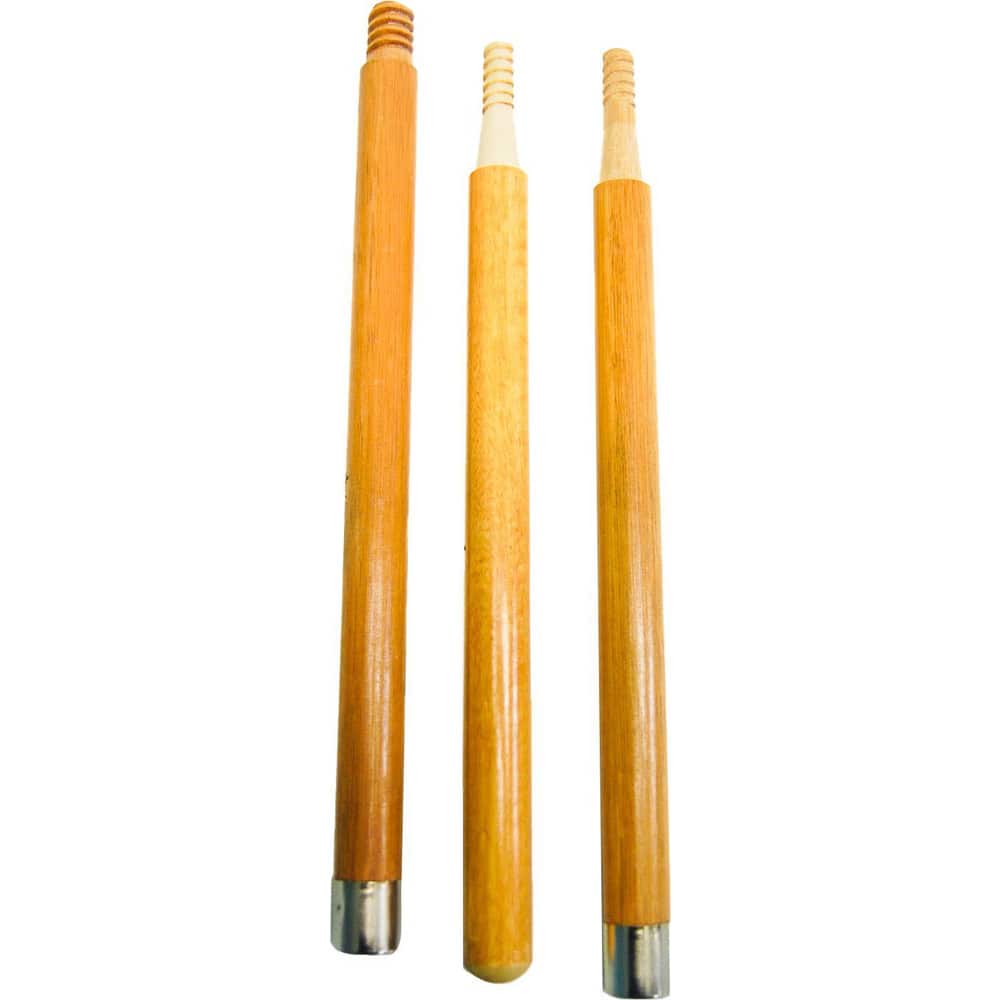 Paint Roller Extension Poles; Minimum Length (Feet): 12 in; Connection Type: Threaded; Maximum Length (Feet): 40.00; Lock Type: Twist; Material: Wood; Minimum Length: 12 in; Telescoping: Yes; Material: Wood