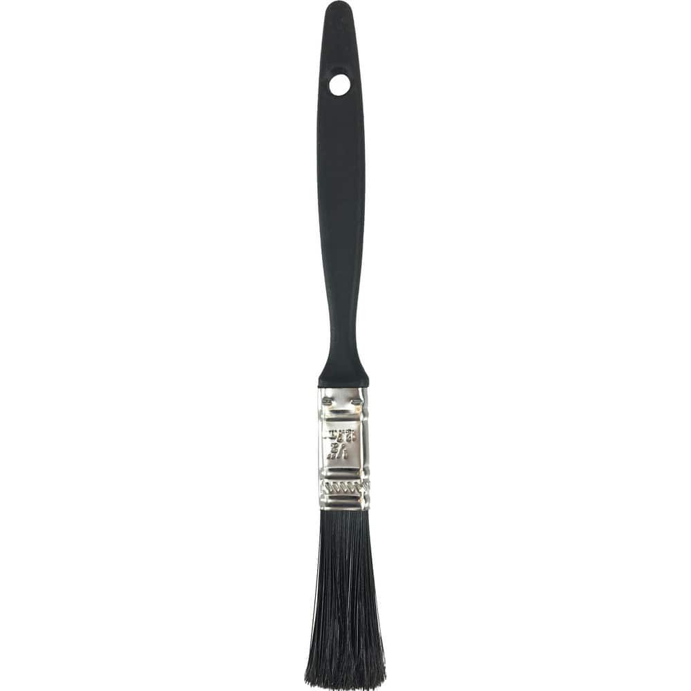 Paint Brush: Polyester, Synthetic Bristle 4-1/4″ , Plastic Handle, for Latex Flat & Oil