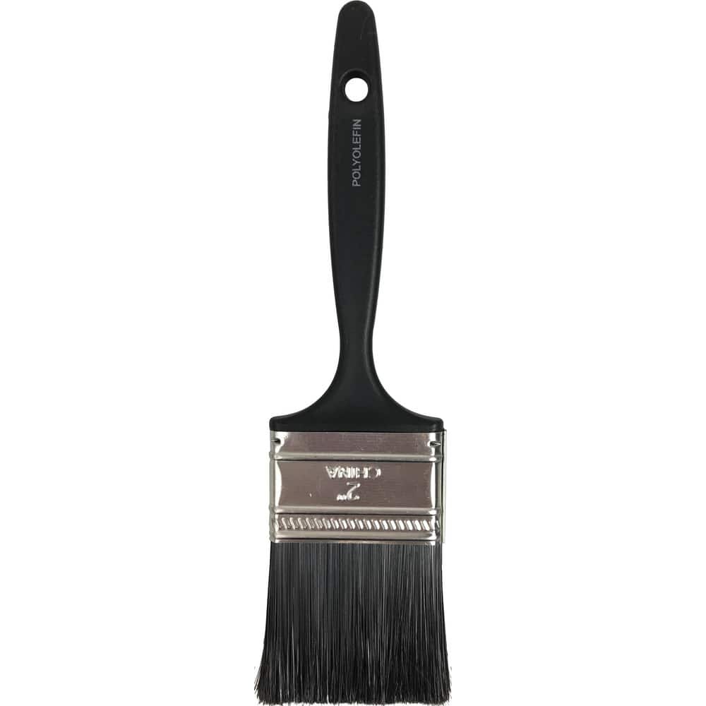 Paint Brush: Polyester, Synthetic Bristle 4-3/4″ , Plastic Handle, for Latex Flat & Oil