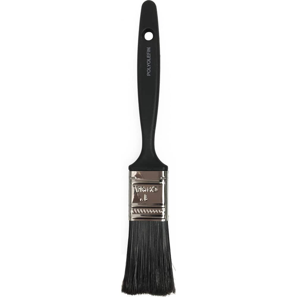 Paint Brush: Polyester, Synthetic Bristle 4-3/8″ , Plastic Handle, for Latex Flat & Oil