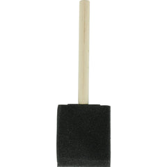 Paint Brush: Foam, Synthetic Bristle 4″ , Wood Handle, for Latex Flat & Oil