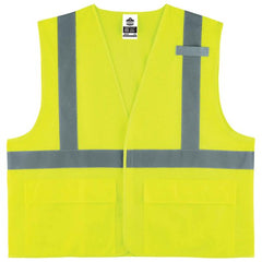 8220HL L/ XL Lime Standard Mesh Vest Type R Class 2 - Industrial Tool & Supply